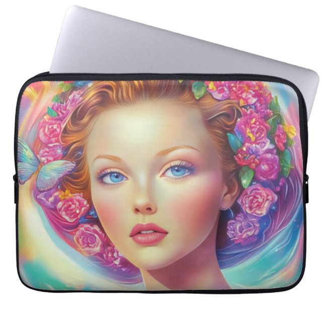 Capa Para Notebook Retrato da Coroa Eoral (Frente)