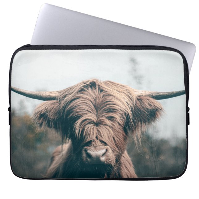 Capa Para Notebook Retrato das vacas do planalto (Frente)