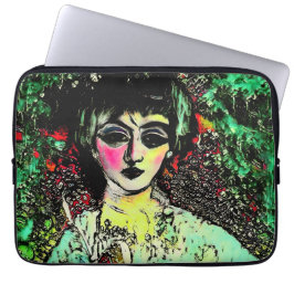 Capa Para Notebook Retrato de Beleza Gótica