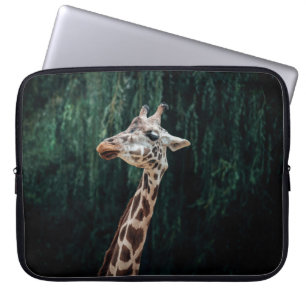 CAPA PARA NOTEBOOK RETRATO DE CUTE GIRAFFE