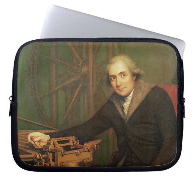 Capa Para Notebook Retrato de Jesse Ramsden (1735-1800) (óleo no canv (Frente)
