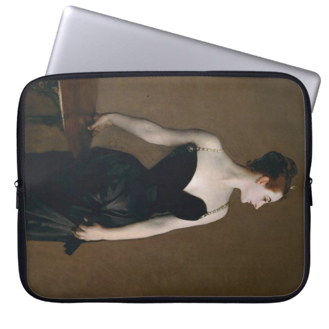 Capa Para Notebook Retrato de Madame X de John Singer Sargent, 1884 (Frente)