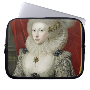 Capa Para Notebook Retrato de uma mulher, possivelmente algodão de