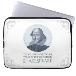 Capa Para Notebook Retrato Shakespeare para ser ou não ser citado