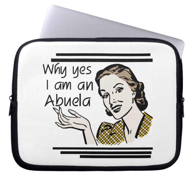 Capa Para Notebook Retro Abuela Gits (Frente)