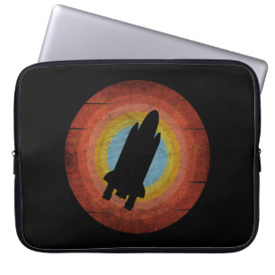 CAPA PARA NOTEBOOK RETRO DA VINTAGEM DE ENCHIMENTO DE ESPAÇO