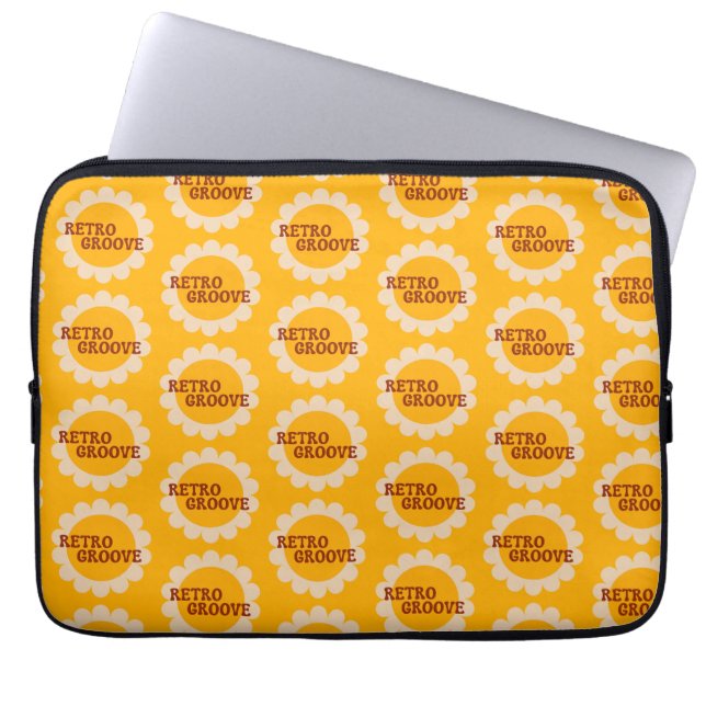 Capa Para Notebook Retro Groove Laptop Sleeve (Frente)
