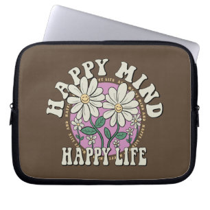 Capa Para Notebook Retro Happy Miney Happy Life