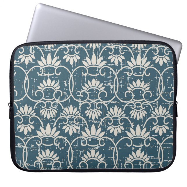Capa Para Notebook Retrovisor antigo, retrorado vestido fora de plano (Frente)