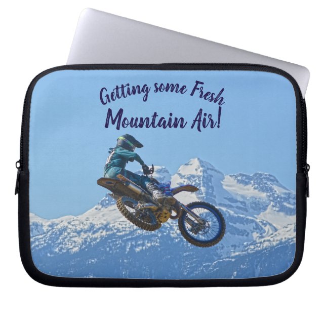 Capa Para Notebook Revelstoke Ride - MotoX Racing na Colúmbia Britâni (Frente)