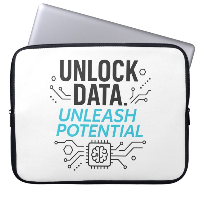 Capa Para Notebook Revolução de dados: tecnologia de matriz potencial (Frente)