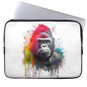 Capa Para Notebook Rey de la Selva: Majestuoso Gorila