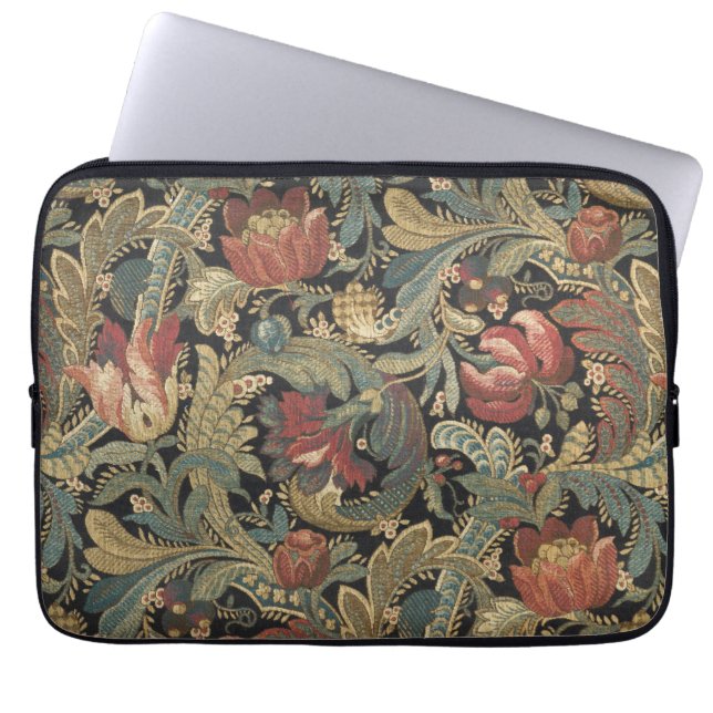 Capa Para Notebook Rich Floral Tapeçaria Brocade Antique Clássica (Frente)