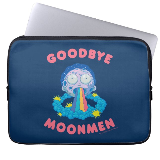 Capa Para Notebook RICK E MORTY™ | Adeus, Moonmen (Frente)