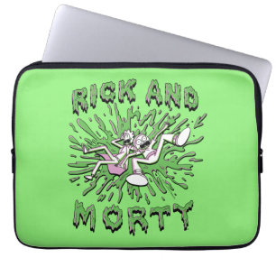Capa Para Notebook RICK E MORTY™ Caindo Em Iva Ácida