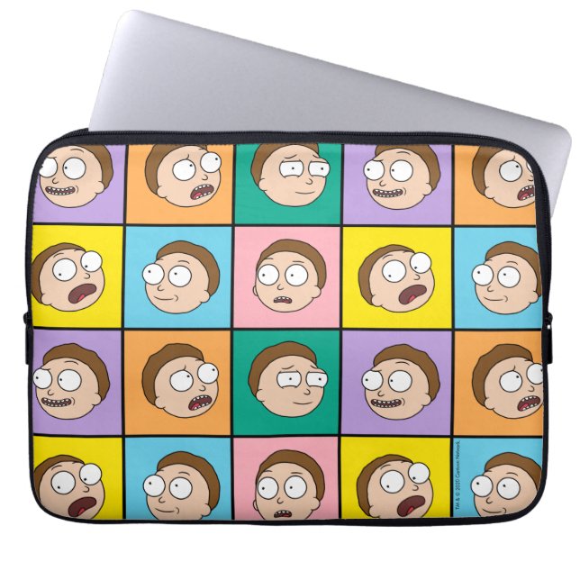 Capa Para Notebook RICK E MORTY™ | Morty's Moods (Frente)