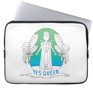 Capa Para Notebook RICK E MORTY™ Sim Rainha