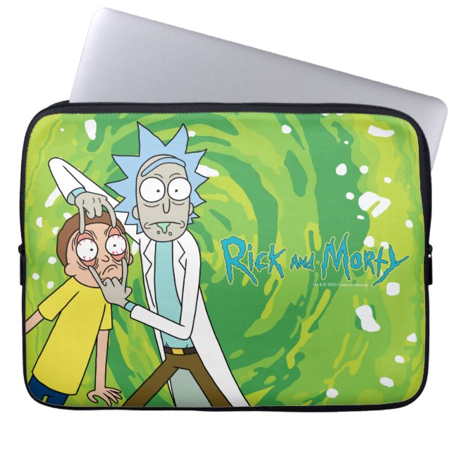 Capa Para Notebook RICK E MORTY™ | Veja Isso (Frente)