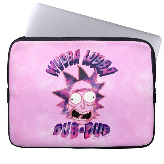 Capa Para Notebook RICK E MORTY™ | Wubba Lubba Dub-Dub (Frente)