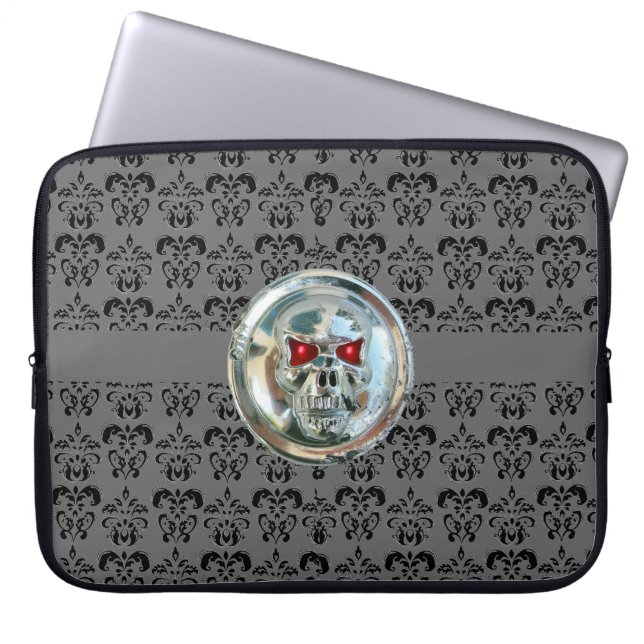 Capa Para Notebook RIDERS DE CRUZAMENTO cinza Negra (Frente)