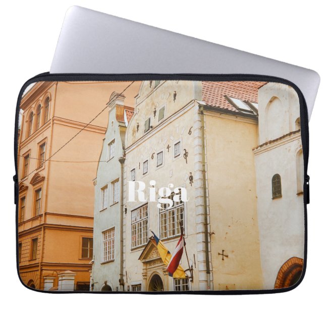 Capa Para Notebook Riga Cityscape Flexible Photo Magnet (Frente)