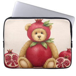 Capa Para Notebook Ripe Pomegranate Ursinho por Natasha Us
