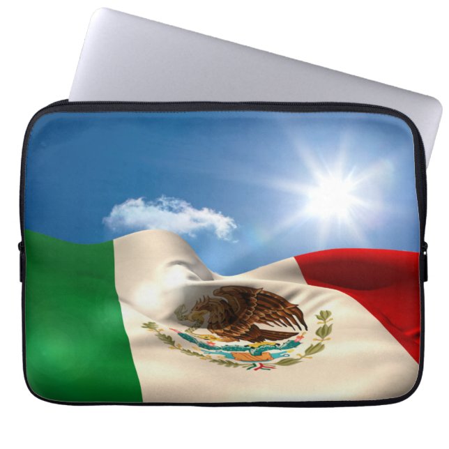 Capa Para Notebook Rippling gerado Digital da bandeira de México (Frente)