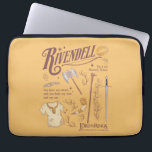 Capa Para Notebook RIVENDELL™ Watercolor Collage Graphic<br><div class="desc">Journey across Middle-Earth™ with this beautifully illustrated Lord of the Rings™ design featuring Rivendell™. Featuring an artful collection of iconic elements — including an Elven blade, bow, axe, staff, and the One Ring — this collage captures the strength, unity, and quiet wisdom found within the Fellowship. Meaningful phrases like “You...</div>