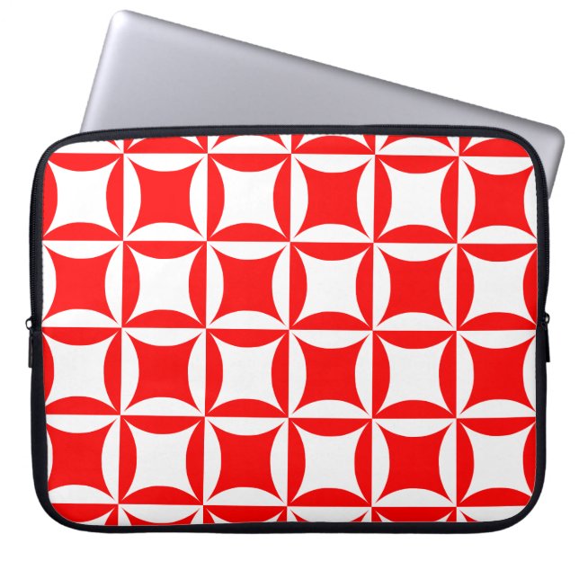 Capa Para Notebook Robbing Peter to Pay Paul Red Pattern (Frente)