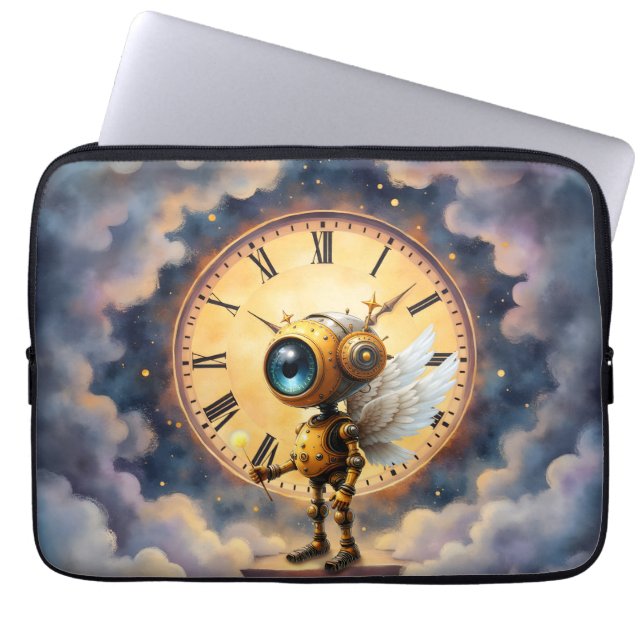 Capa Para Notebook Robby the Winged Timekeeper – Wings of Time Series (Frente)