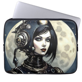 Capa Para Notebook Robot Mulher I