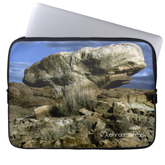 Capa Para Notebook Rocha Mushroom (Frente)