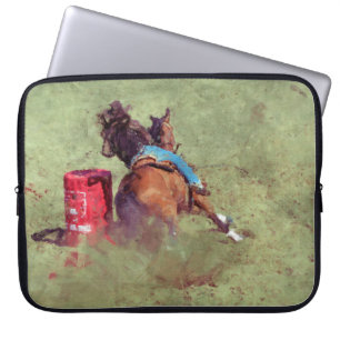 Capa Para Notebook Rodeio de Barrel-Racing Designer #Gift