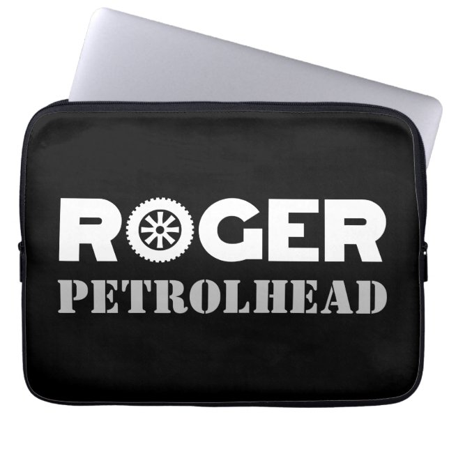 Capa Para Notebook Roger Petrol Head (Frente)