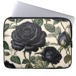 Capa Para Notebook **"Romance Escuro: Rosas Provinciais da Vintagem N