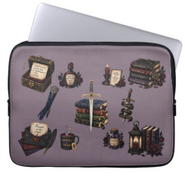 Capa Para Notebook Romantasia, Cafeína e Caos
