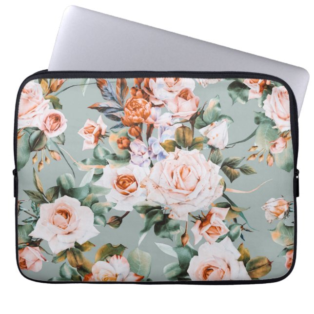 Capa Para Notebook Romantic Blossom Haven (Frente)