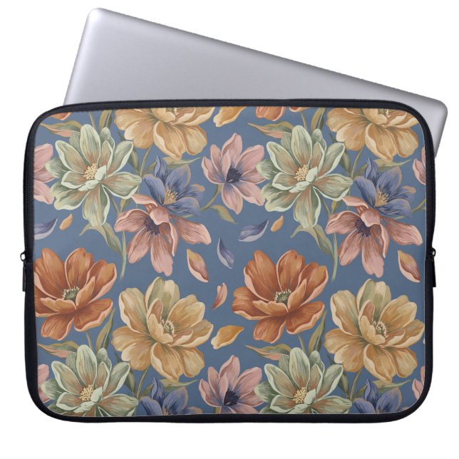 Capa Para Notebook Romantic Cottage Flowers (Frente)