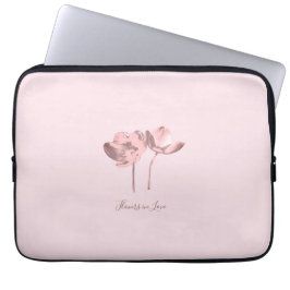 Capa Para Notebook Romantic Dream Flowers – Pink Botanical Fantasy