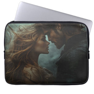 Capa Para Notebook Romântica Fantasia Amantes de Tempestade