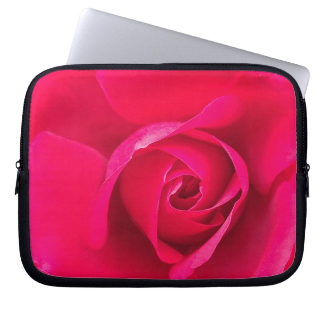 Capa Para Notebook Romântico Rosa Vermelho Rosa v2 (Frente)