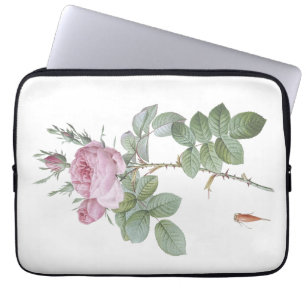 Capa Para Notebook Rosa Botânica e Bolsa de laptop de gafanhoto