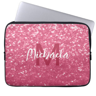 Capa Para Notebook Rosa claro da rosa da da brilha monograma