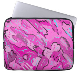 Capa Para Notebook Rosa! Diversão com Abstrato Art