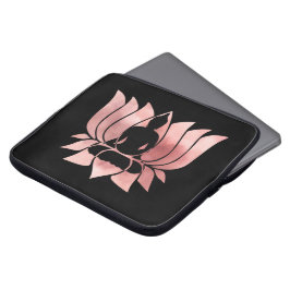 Capa Para Notebook Rosa Dourada Textura de Watercolor - Zen de Medita