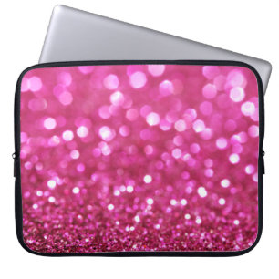 Capa Para Notebook Rosa Escuro: Abstrato elegante.