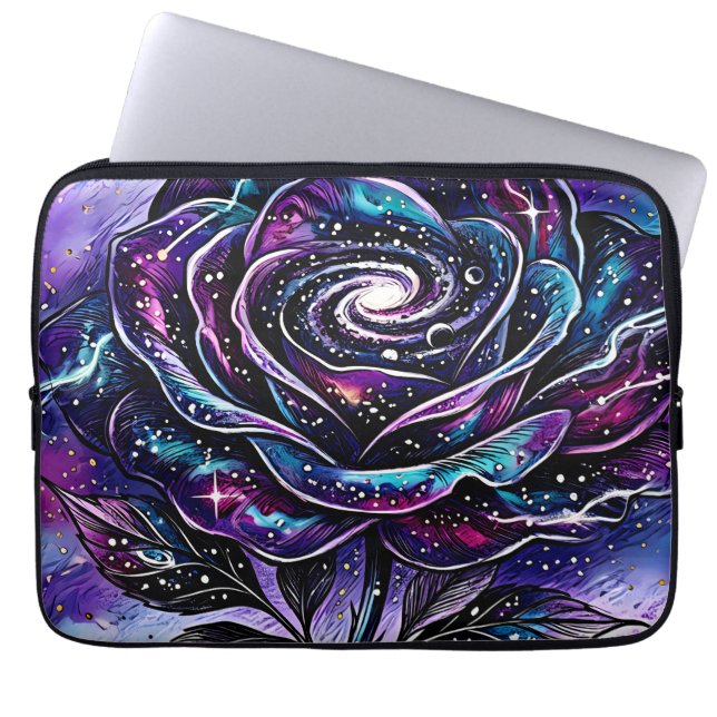 Capa Para Notebook Rosa Galáxia Celestial Nebulosa Espiral Produto Pe (Frente)