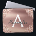 Capa Para Notebook Rosa Rosa Rosa Rosa Rosa Dourada, Brilhante e Mono<br><div class="desc">Rosa Rosa Rosa Rosa Dourada,  Brilhante e Miniatura Metálica Elegante de Folhas Espelhadas. Esse caso pode ser personalizado para incluir seu nome inicial e próprio.</div>