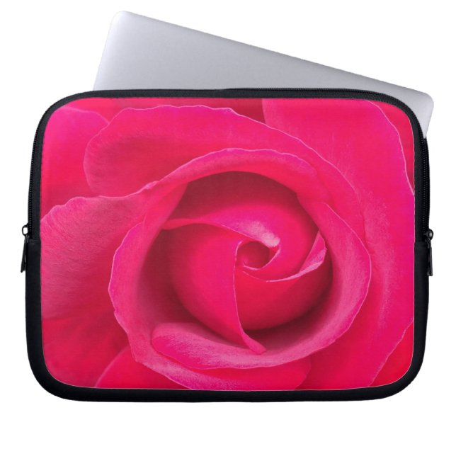 Capa Para Notebook Rosa Rosa Vermelha Romântica (Frente)