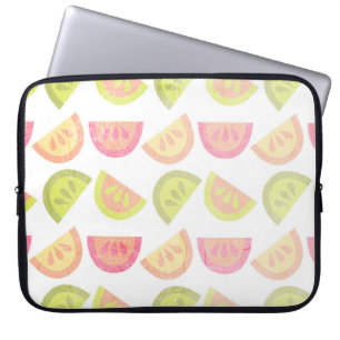 Capa Para Notebook Rosa, Verde limão, Laranja, Amarelo, Citrus Tropic